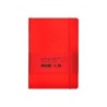 Cuaderno con gomilla antartik notes tapa blanda a5 hojas rayas rojo 80 hojas 80 gr fsc