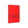 Cuaderno con gomilla antartik notes tapa blanda a5 hojas rayas rojo 80 hojas 80 gr fsc