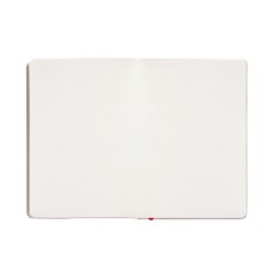 Cuaderno con gomilla antartik notes tapa blanda a5 hojas puntos rojo 80 hojas 80 gr fsc