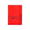 Cuaderno con gomilla antartik notes tapa blanda a5 hojas lisas rojo 80 hojas 80 gr fsc