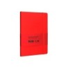 Cuaderno con gomilla antartik notes tapa blanda a5 hojas lisas rojo 80 hojas 80 gr fsc