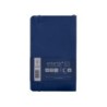 Cuaderno con gomilla antartik notes tapa blanda a6 cuadricula azul marino 100 hojas 80 gr fsc