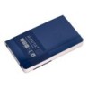 Cuaderno con gomilla antartik notes tapa blanda a6 cuadricula azul marino 100 hojas 80 gr fsc