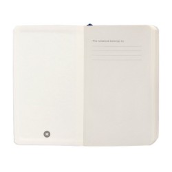 Cuaderno con gomilla antartik notes tapa blanda a6 cuadricula azul marino 100 hojas 80 gr fsc