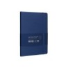 Cuaderno con gomilla antartik notes tapa blanda a5 hojas cuadricula azul marino 80 hojas 80 gr fsc