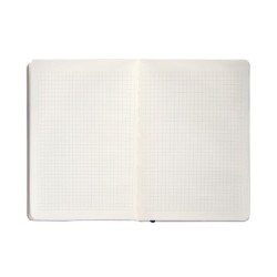 Cuaderno con gomilla antartik notes tapa blanda a5 hojas cuadricula azul marino 80 hojas 80 gr fsc