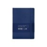 Cuaderno con gomilla antartik notes tapa blanda a5 hojas rayas azul marino 80 hojas 80 gr fsc