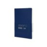 Cuaderno con gomilla antartik notes tapa blanda a5 hojas rayas azul marino 80 hojas 80 gr fsc