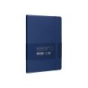 Cuaderno con gomilla antartik notes tapa blanda a5 hojas rayas azul marino 80 hojas 80 gr fsc