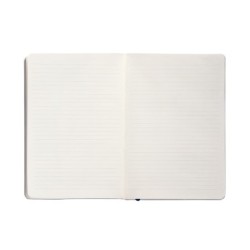 Cuaderno con gomilla antartik notes tapa blanda a5 hojas rayas azul marino 80 hojas 80 gr fsc