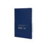Cuaderno con gomilla antartik notes tapa blanda a5 hojas puntos azul marino 80 hojas 80 gr fsc