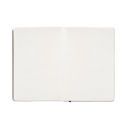 Cuaderno con gomilla antartik notes tapa blanda a5 hojas puntos azul marino 80 hojas 80 gr fsc