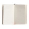 Cuaderno con gomilla antartik notes tapa blanda a6 rayas negro 100 hojas 80 gr fsc