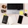 Cuaderno con gomilla antartik notes tapa blanda a6 hojas lisas negro 100 hojas 80 gr fsc