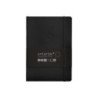 Cuaderno con gomilla antartik notes tapa blanda a5 hojas puntos negro 80 hojas 80 gr fsc