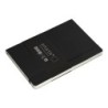 Cuaderno con gomilla antartik notes tapa blanda a5 hojas lisas negro 80 hojas 80 gr fsc