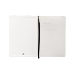 Cuaderno con gomilla antartik notes tapa blanda a5 hojas lisas negro 80 hojas 80 gr fsc