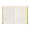 Cuaderno con gomilla antartik notes tapa dura a7 hojas lisas morado y amarillo 80 hojas 80 gr fsc
