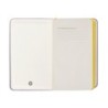Cuaderno con gomilla antartik notes tapa dura a6 hojas cuadricula morado y amarillo 100 hojas 80 gr fsc