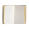 Cuaderno con gomilla antartik notes tapa dura a6 hojas cuadricula morado y amarillo 100 hojas 80 gr fsc
