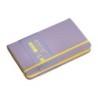 Cuaderno con gomilla antartik notes tapa dura a6 hojas rayas morado y amarillo 100 hojas 80 gr fsc