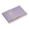 Cuaderno con gomilla antartik notes tapa dura a5 hojas rayas morado y amarillo 100 hojas 80 gr fsc