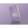 Cuaderno con gomilla antartik notes tapa dura a5 hojas rayas morado y amarillo 100 hojas 80 gr fsc