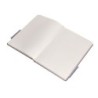 Cuaderno con gomilla antartik notes tapa dura a5 hojas puntos morado y amarillo 100 hojas 80 gr fsc