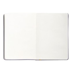 Cuaderno con gomilla antartik notes tapa dura a5 hojas lisas morado y amarillo 100 hojas 80 gr fsc