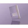 Cuaderno con gomilla antartik notes tapa dura a5 hojas lisas morado y amarillo 100 hojas 80 gr fsc