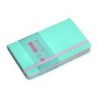 Cuaderno con gomilla antartik notes tapa dura a6 hojas cuadricula rosa y turquesa 100 hojas 80 gr fsc