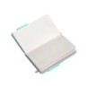 Cuaderno con gomilla antartik notes tapa dura a6 hojas rayas rosa y turquesa 100 hojas 80 gr fsc