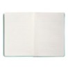 Cuaderno con gomilla antartik notes tapa dura a5 hojas cuadricula rosa y turquesa 100 hojas 80 gr fsc