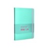 Cuaderno con gomilla antartik notes tapa dura a5 hojas puntos rosa y turquesa 100 hojas 80 gr fsc