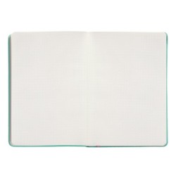 Cuaderno con gomilla antartik notes tapa dura a5 hojas puntos rosa y turquesa 100 hojas 80 gr fsc