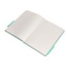Cuaderno con gomilla antartik notes tapa dura a5 hojas puntos rosa y turquesa 100 hojas 80 gr fsc