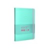 Cuaderno con gomilla antartik notes tapa dura a5 hojas lisas rosa y turquesa 100 hojas 80 gr fsc