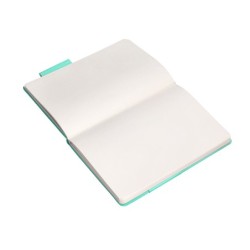Cuaderno con gomilla antartik notes tapa dura a5 hojas lisas rosa y turquesa 100 hojas 80 gr fsc
