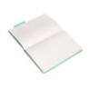 Cuaderno con gomilla antartik notes tapa dura a5 hojas lisas rosa y turquesa 100 hojas 80 gr fsc