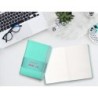 Cuaderno con gomilla antartik notes tapa dura a5 hojas lisas rosa y turquesa 100 hojas 80 gr fsc