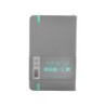Cuaderno con gomilla antartik notes tapa dura a6 hojas cuadricula gris y turquesa 100 hojas 80 gr fsc