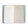 Cuaderno con gomilla antartik notes tapa dura a6 hojas cuadricula gris y turquesa 100 hojas 80 gr fsc