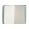 Cuaderno con gomilla antartik notes tapa dura a6 hojas rayas gris y turquesa 100 hojas 80 gr fsc