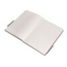Cuaderno con gomilla antartik notes tapa dura a5 hojas puntos gris y turquesa 100 hojas 80 gr fsc