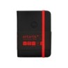 Cuaderno con gomilla antartik notes tapa dura a7 hojas lisas negro y rojo 80 hojas 80 gr fsc