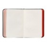Cuaderno con gomilla antartik notes tapa dura a7 hojas lisas negro y rojo 80 hojas 80 gr fsc