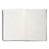 Cuaderno con gomilla antartik notes tapa dura a5 hojas rayas negro y rojo 100 hojas 80 gr fsc