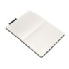 Cuaderno con gomilla antartik notes tapa dura a5 hojas rayas negro y rojo 100 hojas 80 gr fsc