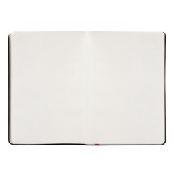 Cuaderno con gomilla antartik notes tapa dura a5 hojas puntos negro y rojo 100 hojas 80 gr fsc