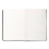 Cuaderno con gomilla antartik notes tapa dura a5 hojas lisas negro y rojo 100 hojas 80 gr fsc